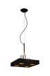 14 X 14 X 59 Black Stainless Steel Pendant Lamp