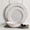 Studio California Mauna 12 Piece Melamine Dinnerware Set, Ice