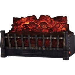 Comfort Glow Electric Log Insert Heater with Flame Projection